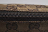 Authentic GUCCI Shoulder Cross Bag Purse GG Canvas Leather 147671 Brown 6448J