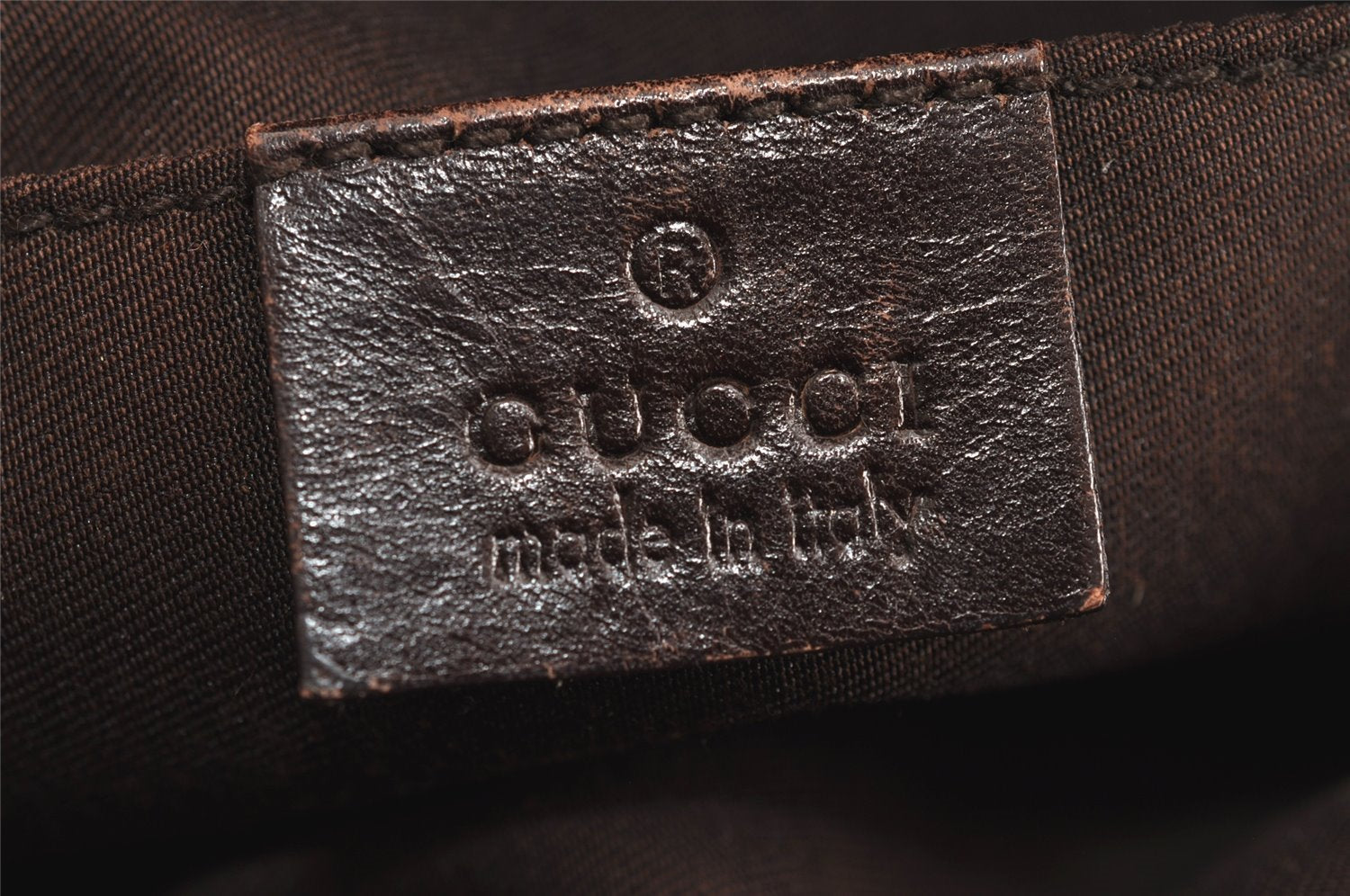 Authentic GUCCI Shoulder Cross Bag Purse GG Canvas Leather 147671 Brown 6448J