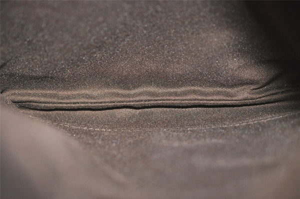 Authentic GUCCI Shoulder Cross Bag Purse GG Canvas Leather 147671 Brown 6448J