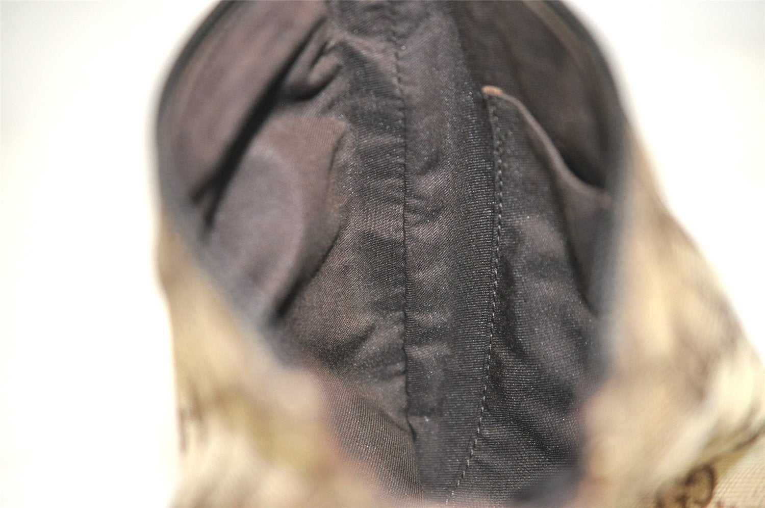 Authentic GUCCI Shoulder Cross Bag Purse GG Canvas Leather 147671 Brown 6448J