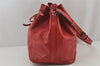 Authentic Louis Vuitton Epi Petit Noe Shoulder Drawstring Bag M44107 Red 6449J