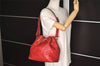 Authentic Louis Vuitton Epi Petit Noe Shoulder Drawstring Bag M44107 Red 6449J