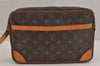 Authentic Louis Vuitton Monogram Trocadero 30 Shoulder Bag M51272 Junk 6451J