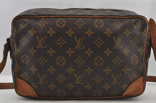 Authentic Louis Vuitton Monogram Trocadero 30 Shoulder Cross Bag M51272 LV 6453J