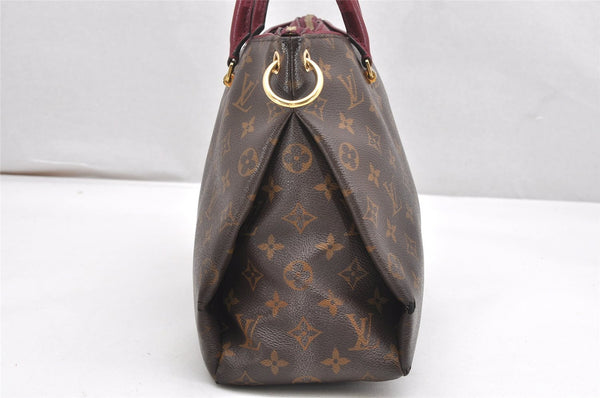 Auth Louis Vuitton Monogram Pallas 2Way Shoulder Hand Bag Purple M42810 LV 6453K