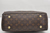 Auth Louis Vuitton Monogram Pallas 2Way Shoulder Hand Bag Purple M42810 LV 6453K