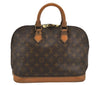 Authentic Louis Vuitton Monogram Alma Hand Bag Purse M51130 LV 6454J