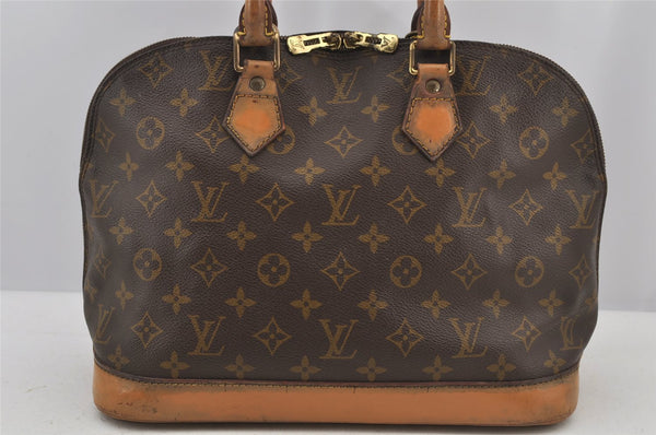 Authentic Louis Vuitton Monogram Alma Hand Bag Purse M51130 LV 6454J