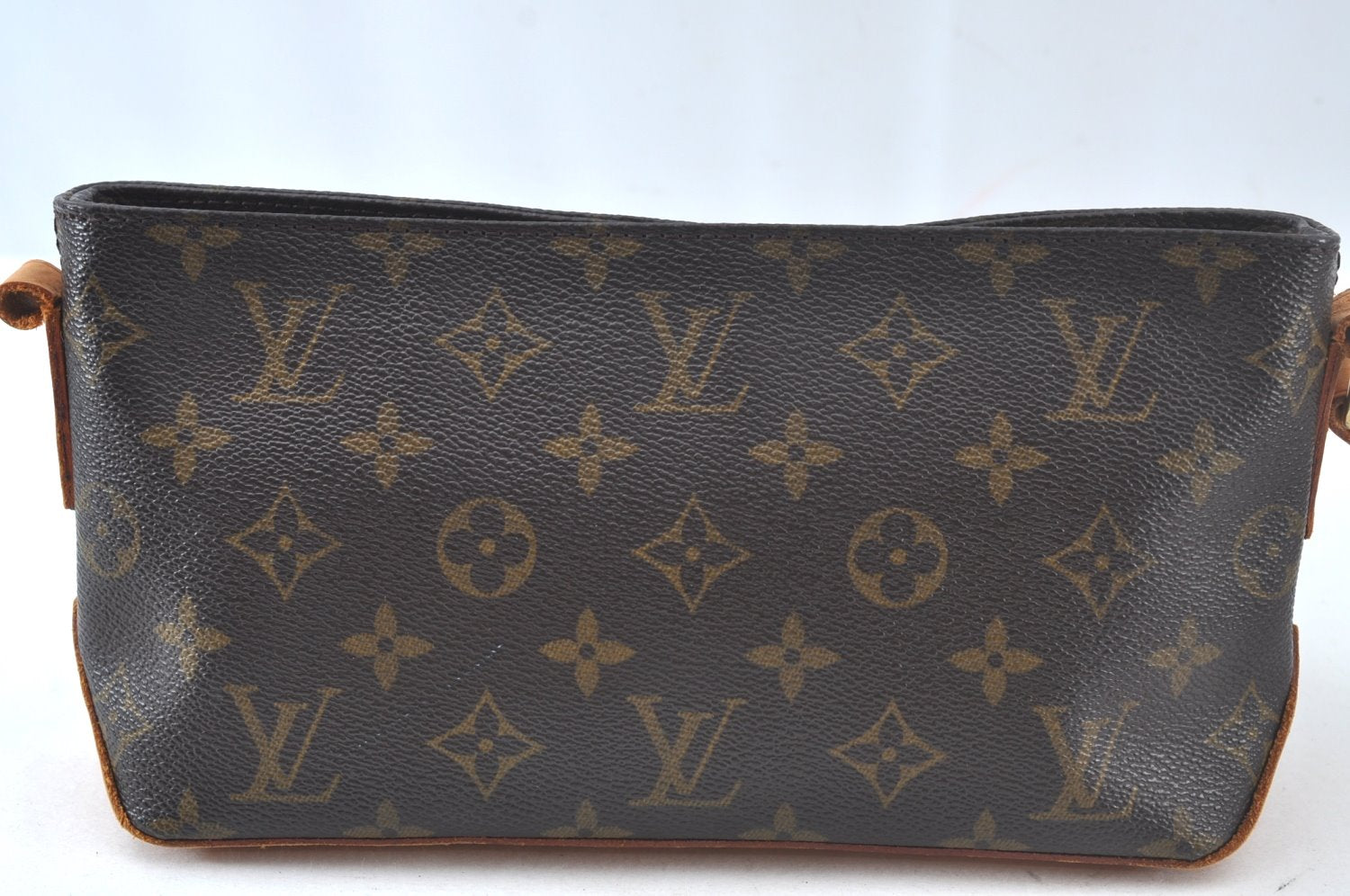 Authentic Louis Vuitton Monogram Trotteur Shoulder Cross Bag M51240 Junk 6455J