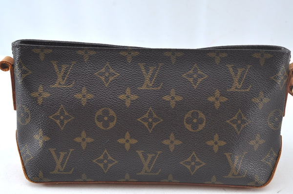 Authentic Louis Vuitton Monogram Trotteur Shoulder Cross Bag M51240 Junk 6455J