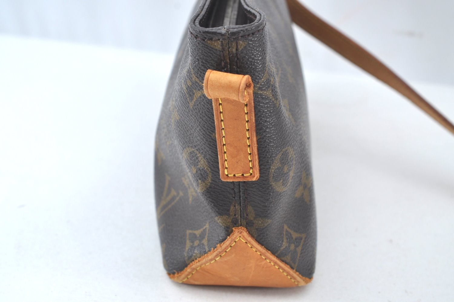 Authentic Louis Vuitton Monogram Trotteur Shoulder Cross Bag M51240 Junk 6455J