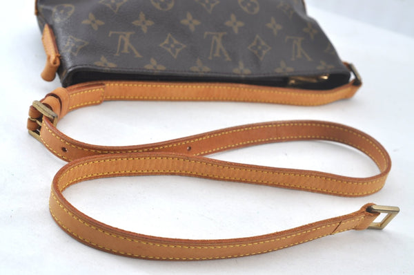 Authentic Louis Vuitton Monogram Trotteur Shoulder Cross Bag M51240 Junk 6455J