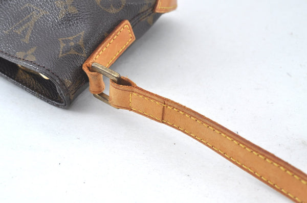 Authentic Louis Vuitton Monogram Trotteur Shoulder Cross Bag M51240 Junk 6455J