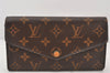 Authentic Louis Vuitton Monogram Portefeuille Sarah Long Wallet M62234 LV 6456K