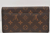 Authentic Louis Vuitton Monogram Portefeuille Sarah Long Wallet M62234 LV 6456K