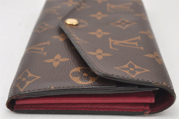 Authentic Louis Vuitton Monogram Portefeuille Sarah Long Wallet M62234 LV 6456K