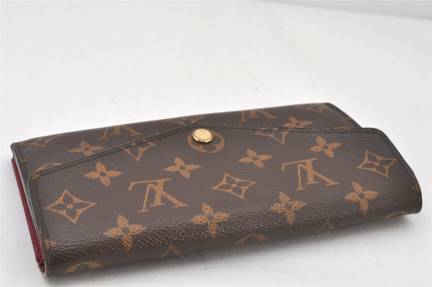 Authentic Louis Vuitton Monogram Portefeuille Sarah Long Wallet M62234 LV 6456K