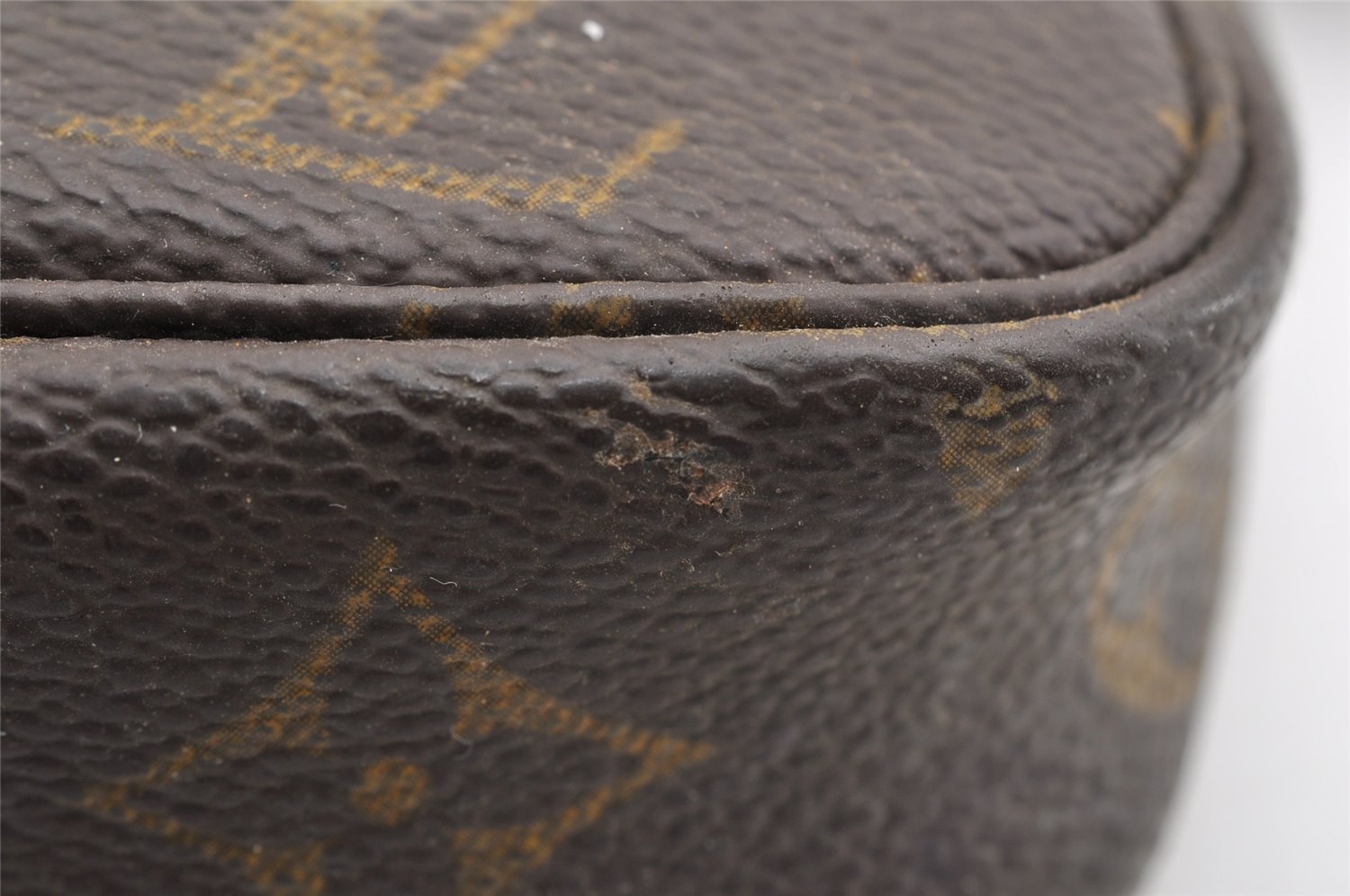 Authentic Louis Vuitton Monogram Pochette Accessoires Pouch M51980 Junk 6457I