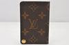 Auth Louis Vuitton Monogram Porte Cartes Credit Pression M60937 Card Case 6457K