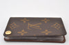 Auth Louis Vuitton Monogram Porte Cartes Credit Pression M60937 Card Case 6457K