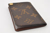 Auth Louis Vuitton Monogram Porte Cartes Credit Pression M60937 Card Case 6457K