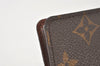 Auth Louis Vuitton Monogram Porte Cartes Credit Pression M60937 Card Case 6457K