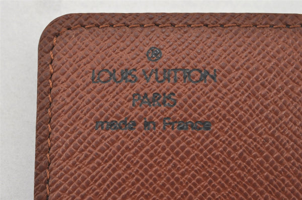 Auth Louis Vuitton Monogram Porte Cartes Credit Pression M60937 Card Case 6457K
