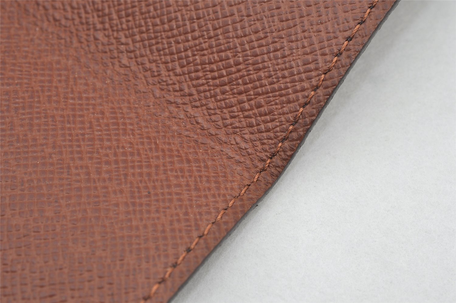 Auth Louis Vuitton Monogram Porte Cartes Credit Pression M60937 Card Case 6457K