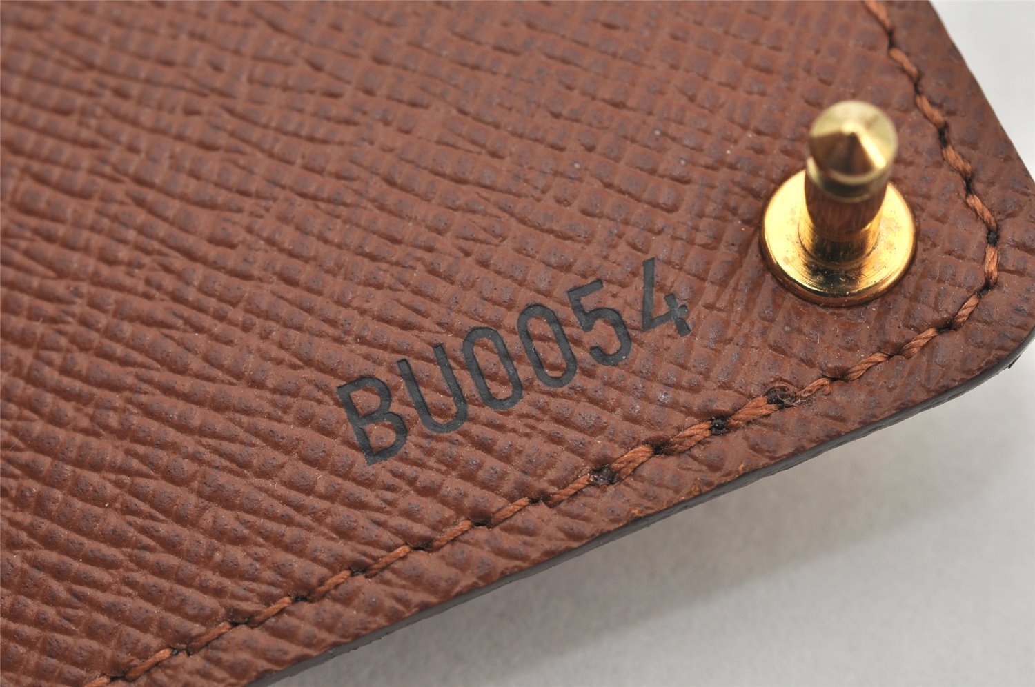 Auth Louis Vuitton Monogram Porte Cartes Credit Pression M60937 Card Case 6457K
