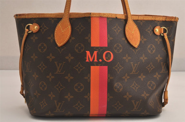 Authentic Louis Vuitton Monogram Neverfull PM Tote Bag Pink LV 6457M