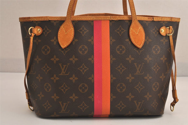 Authentic Louis Vuitton Monogram Neverfull PM Tote Bag Pink LV 6457M