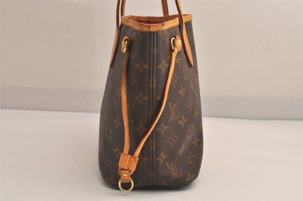 Authentic Louis Vuitton Monogram Neverfull PM Tote Bag Pink LV 6457M