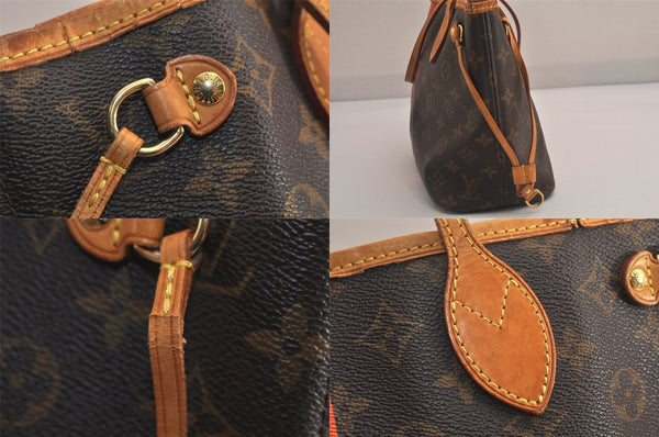 Authentic Louis Vuitton Monogram Neverfull PM Tote Bag Pink LV 6457M
