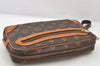 Authentic Louis Vuitton Monogram Marly Dragonne Clutch Hand Bag Old Model 6458K