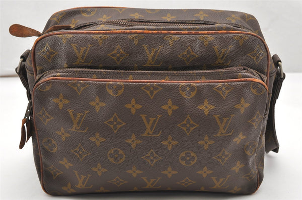 Authentic Louis Vuitton Monogram Nile Shoulder Cross Body Bag Old Model LV 6459K