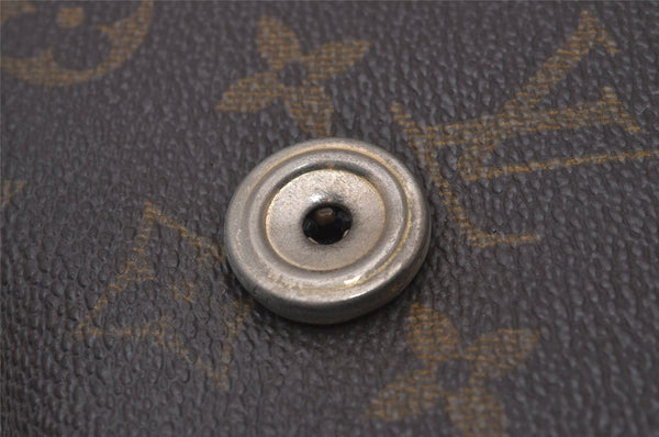 Authentic Louis Vuitton Monogram Bordeaux M51797 2Way Shoulder Clutch Bag 6460I