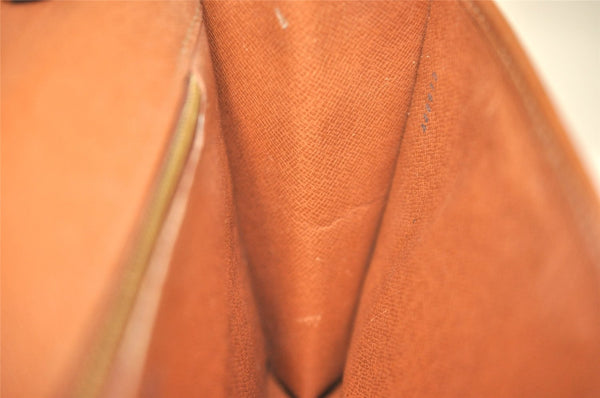 Authentic Louis Vuitton Monogram Bordeaux M51797 2Way Shoulder Clutch Bag 6460I