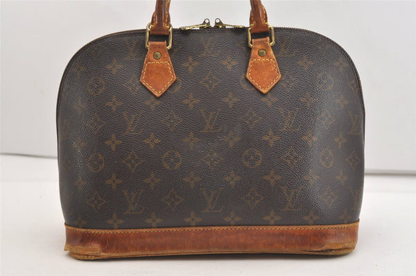 Authentic Louis Vuitton Monogram Alma Hand Bag Purse M51130 LV 6460J