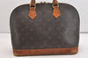 Authentic Louis Vuitton Monogram Alma Hand Bag Purse M51130 LV 6460J