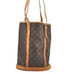 Authentic Louis Vuitton Monogram Bucket GM Shoulder Tote Bag M42236 Junk 6460K