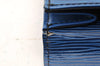 Authentic Louis Vuitton Epi Iena 32 Clutch Hand Bag Purse Blue M52715 LV 6461I
