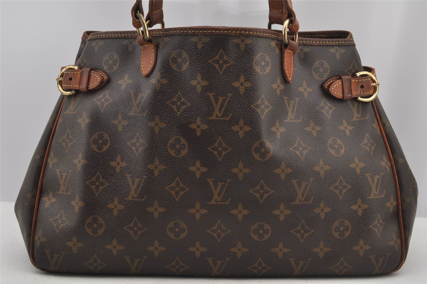 Authentic Louis Vuitton Monogram Batignolles Horizontal Tote Bag M51154 LV 6461J
