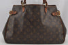 Authentic Louis Vuitton Monogram Batignolles Horizontal Tote Bag M51154 LV 6461J