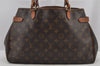Authentic Louis Vuitton Monogram Batignolles Horizontal Tote Bag M51154 LV 6461J