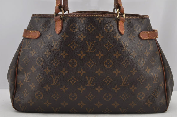 Authentic Louis Vuitton Monogram Batignolles Horizontal Tote Bag M51154 LV 6461J