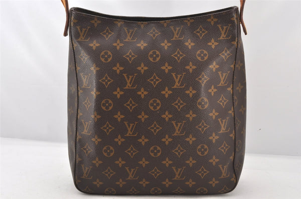 Authentic Louis Vuitton Monogram Looping GM Shoulder Bag M51145 LV 6461K