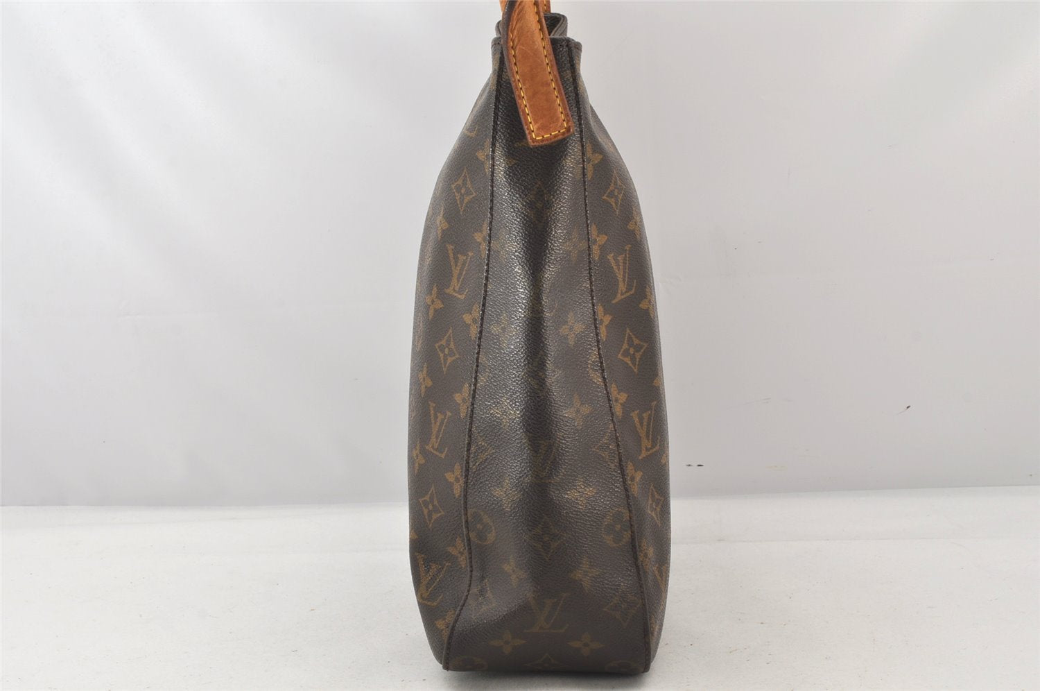 Authentic Louis Vuitton Monogram Looping GM Shoulder Bag M51145 LV 6461K