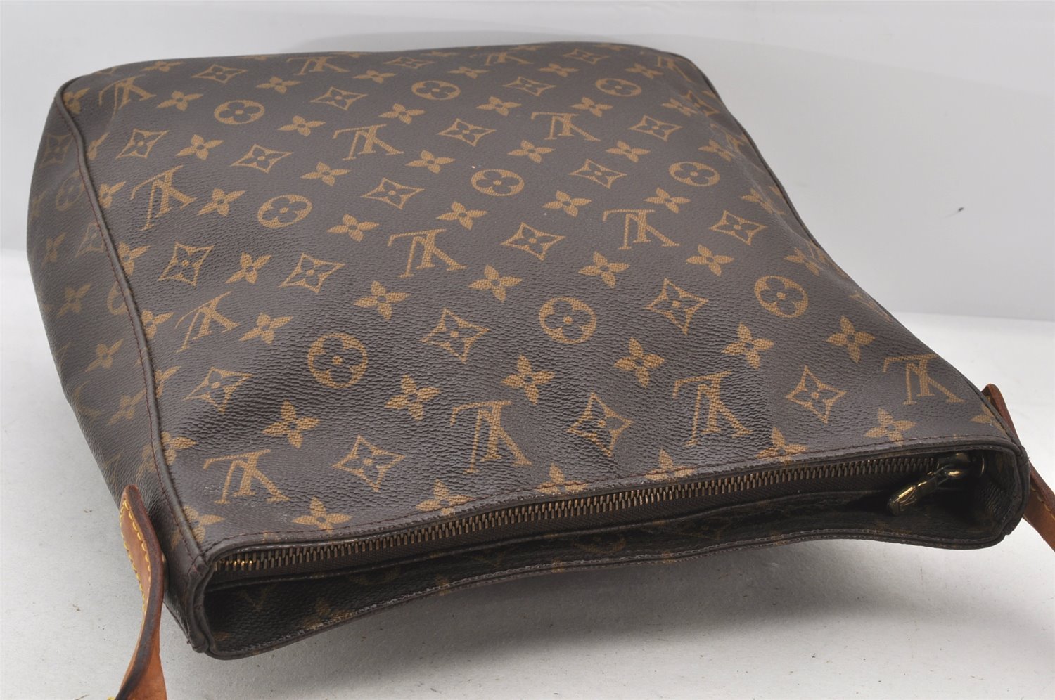 Authentic Louis Vuitton Monogram Looping GM Shoulder Bag M51145 LV 6461K