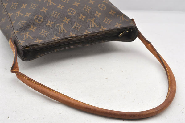 Authentic Louis Vuitton Monogram Looping GM Shoulder Bag M51145 LV 6461K