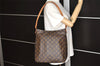 Authentic Louis Vuitton Monogram Looping GM Shoulder Bag M51145 LV 6461K